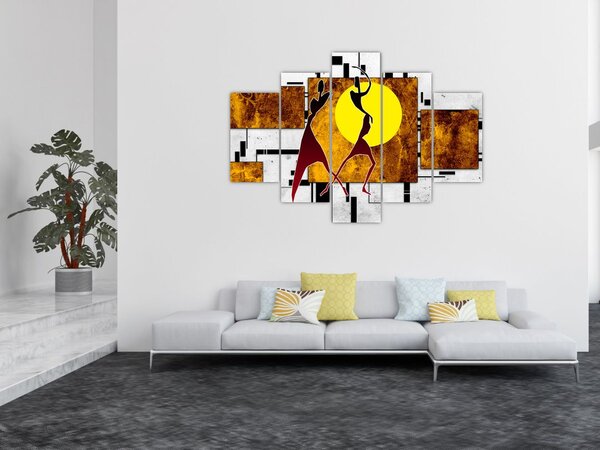 Egy őskori festmény képe (150x105 cm)