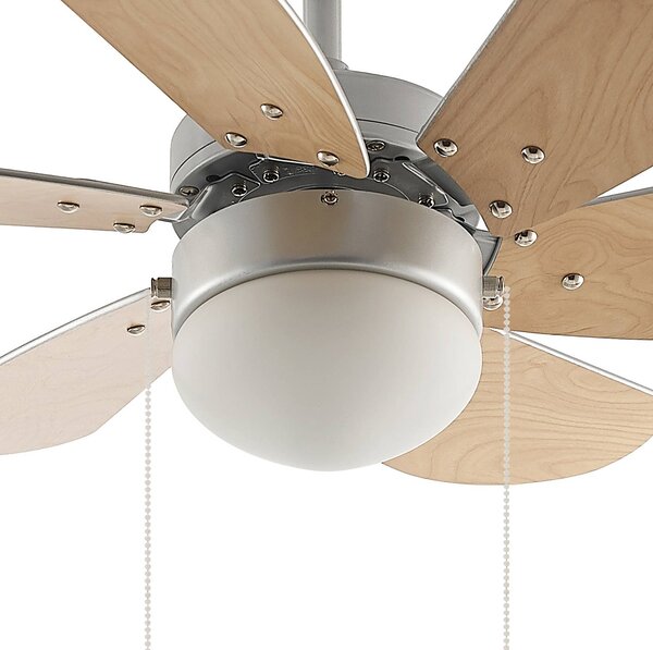 Lindby mennyezeti ventilátor világítással Minja, ezüst, csendes, 78cm, Alu / szürke / cink, Nappali / Étkező, fém, Modern
