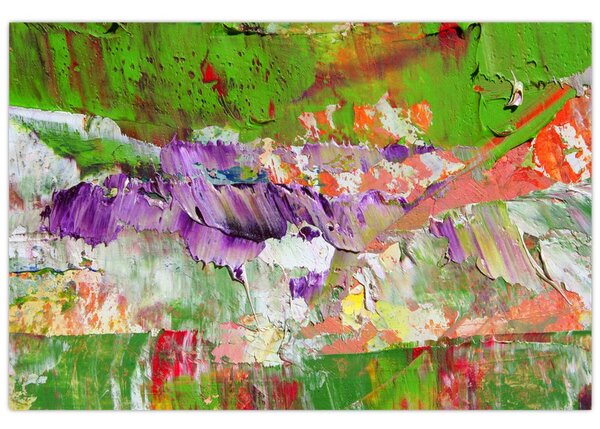 Absztrakció kép - festmény (90x60 cm)