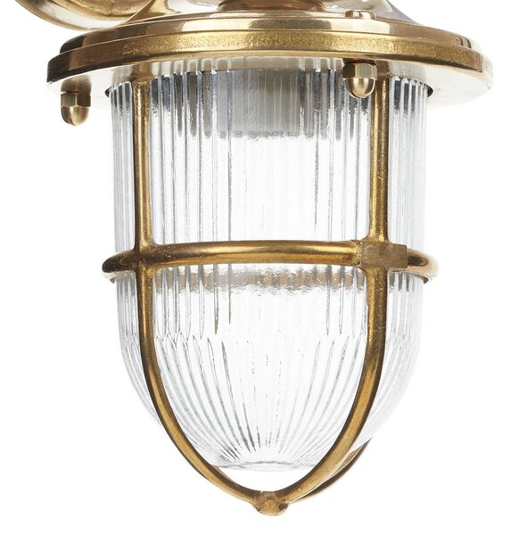 Moretti Luce Kültéri fali lámpa Ocean lámpa, sárgaréz, laterna, dimmelhető, Sárgaréz / arany, Folyosó, Sárgaréz, Tengeri