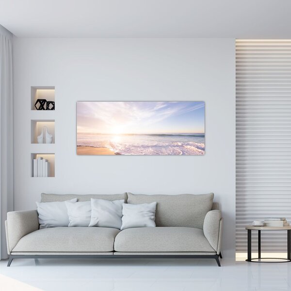 Homokos tengerpart képe (120x50 cm)