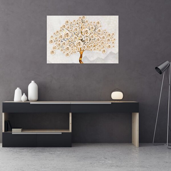Egy virágfa képe (90x60 cm)