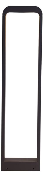 Lindby Emima LED-es útvilágító lámpa, 80 cm, antracit, alumínium, Fekete, Alumínium, Modern