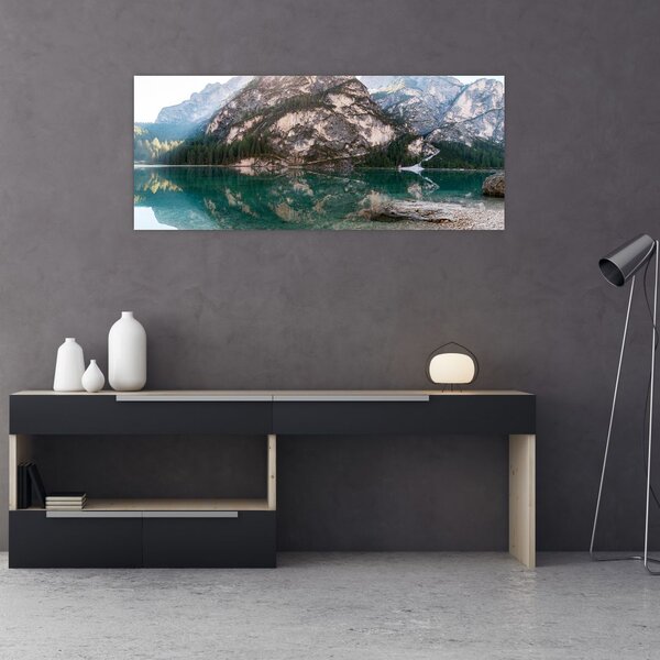 Kép egy hegyi tóról (120x50 cm)