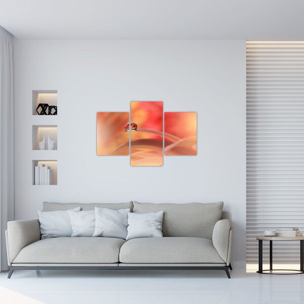 Virágos harmatcsepp képe (90x60 cm)