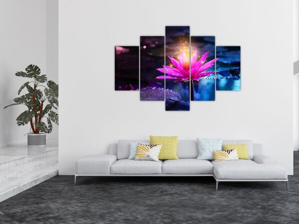 Tavirózsa a vízen képe (150x105 cm)