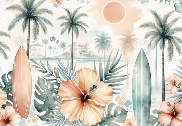 Fotótapéta - Absztrakt Hawaii (147x102 cm)