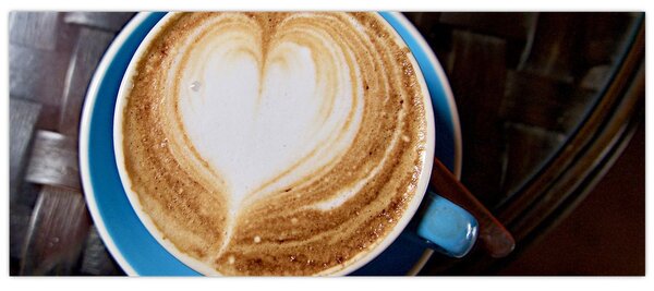 Kép - Latte Art (120x50 cm)