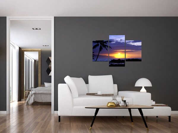 A naplemente képe a tenger felett (90x60 cm)