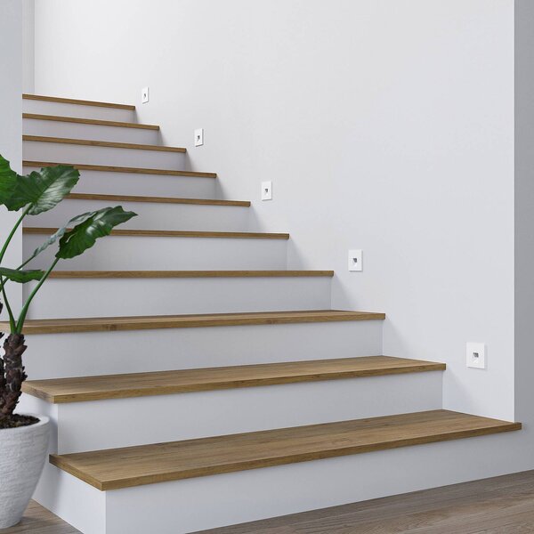 Arcchio LED-es süllyesztett lámpa Vexi, 7,5 cm x cm, fehér, CCT, dimmelhető, Fehér / opál, Nappali / Étkező, Alumínium, Modern