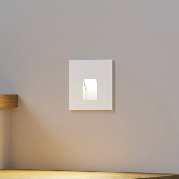 Arcchio LED-es süllyesztett lámpa Vexi, 7,5 cm x cm, fehér, CCT, dimmelhető, Fehér / opál, Nappali / Étkező, Alumínium, Modern