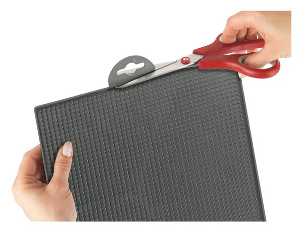 Szürke gumi edénycsepegtető alátét 40x30 cm Maxi – Wenko