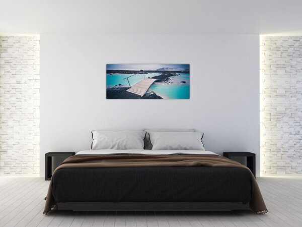 Egy fahíd képe (120x50 cm)