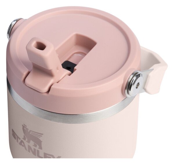 Világos rózsaszín rozsdamentes acél termosz 600 ml IceFlow™ Flip Straw 2.0 Tumbler Rose Quartz – Stanley