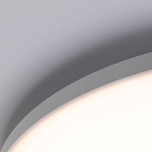 Paulmann Velora LED panel ZigBee CCT kerek Ø 60 cm panel, dimmelhető, Fehér / opál, Nappali / Étkező, fém, Modern