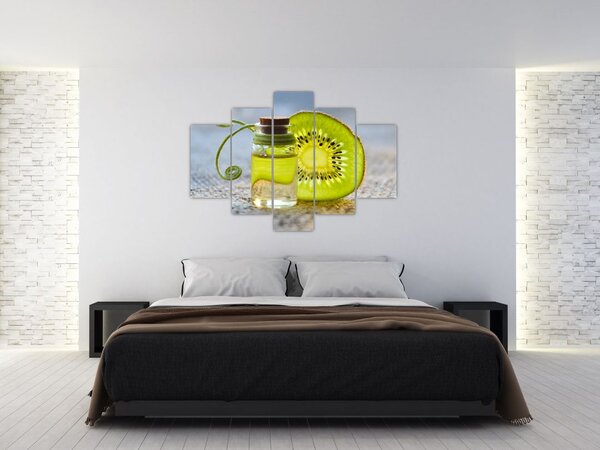 Kép - szeletelt kivi részlete (150x105 cm)