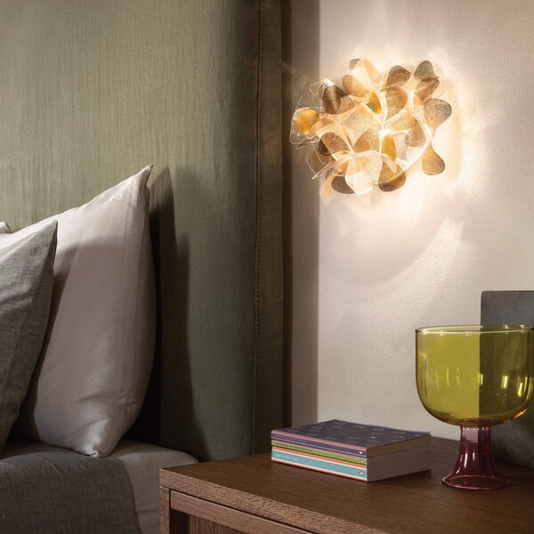 Slamp Clizia Mama Non fali 32x28cm arany, dimmelhető, Sárgaréz / arany, Nappali / Étkező, Műanyag, Dizájn