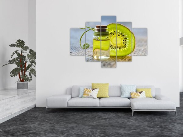 Kép - szeletelt kivi részlete (150x105 cm)