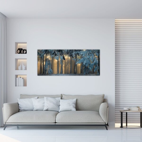 A havas erdő képe (120x50 cm)