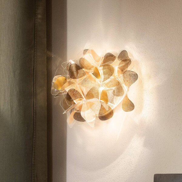 Slamp Clizia Mama Non fali 32x28cm arany, dimmelhető, Sárgaréz / arany, Nappali / Étkező, Műanyag, Dizájn