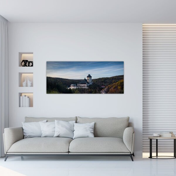 Karlstejn képe (120x50 cm)