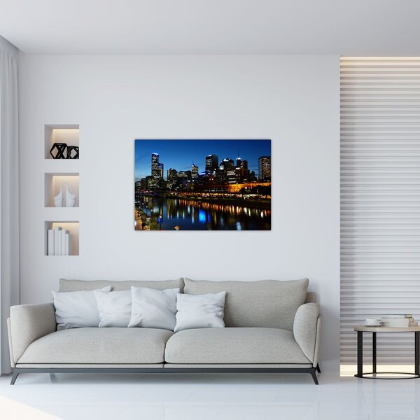 Éjszaka Melbourne-ben (90x60 cm)