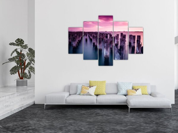 Fa kerekek képe (150x105 cm)