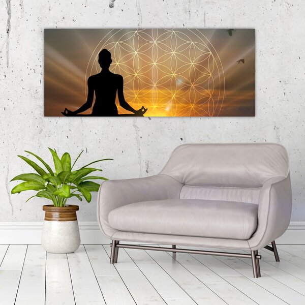 A meditáció képe (120x50 cm)