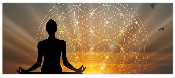 A meditáció képe (120x50 cm)