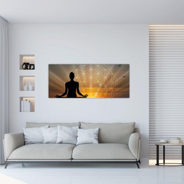 A meditáció képe (120x50 cm)