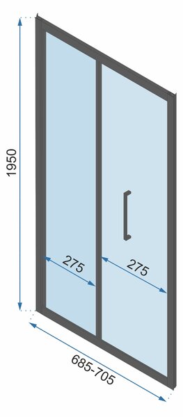 Rea Rea, Rapid Fold zuhanykabin, KPL-09913