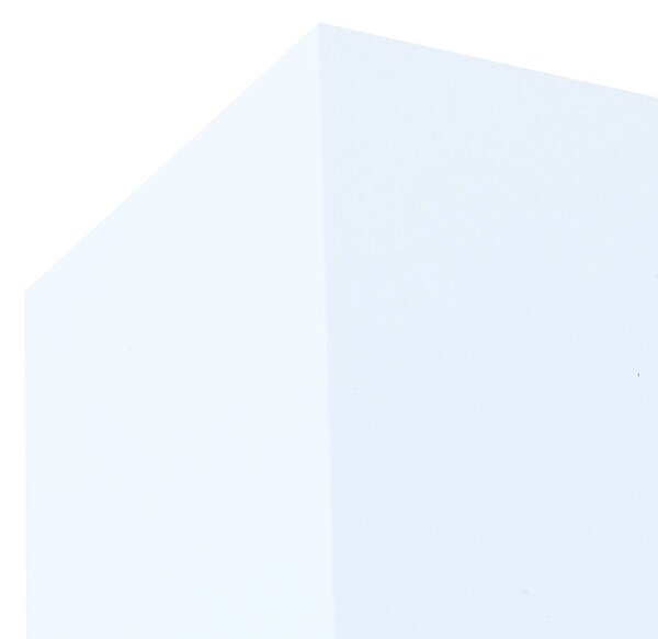 Lindby Smart LED kültéri falilámpa, Dara, 10 cm, fehér, CCT Tuya, dimmelhető, Fehér / opál, Műanyag, Modern