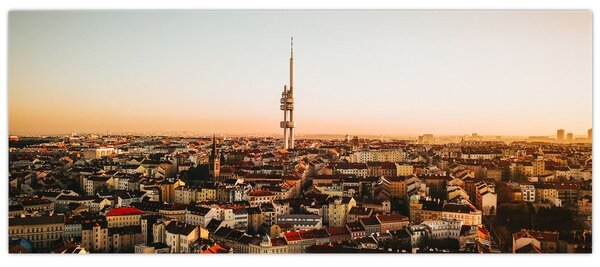 Naplemente Zizkov felett (120x50 cm)