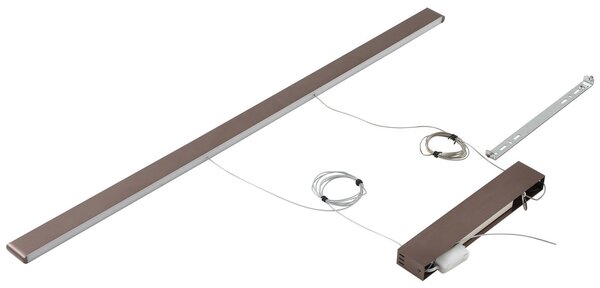 Lucande Smart LED függőlámpa Mylosh, kávé, CCT, Tuya, dimmelhető, Barna / rozsda, Nappali / Étkező, Alumínium, Modern