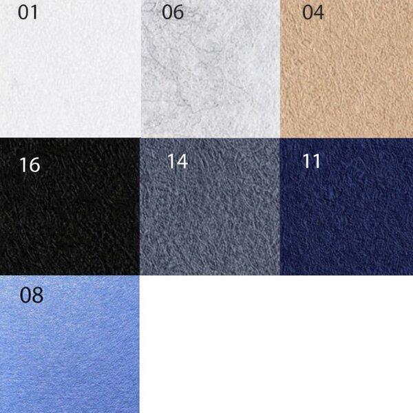 Bilnora asztal elválasztó oldalsó paraván 60x60x1.2cm - 06 Ezüst , Flat Clip