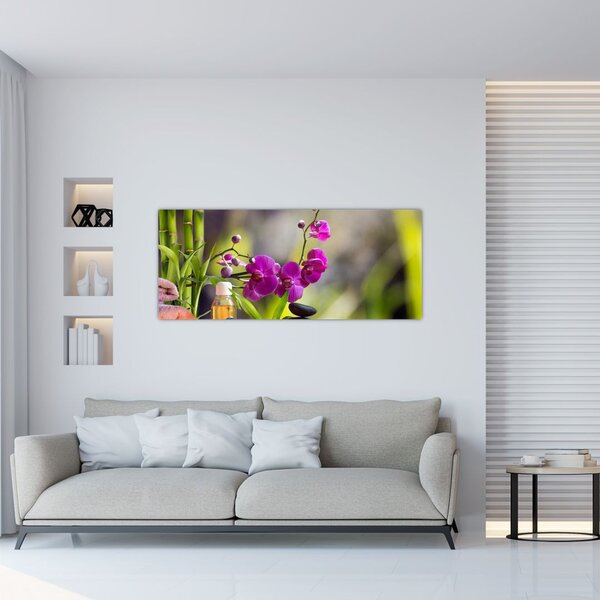 Kép - spa and stones (120x50 cm)