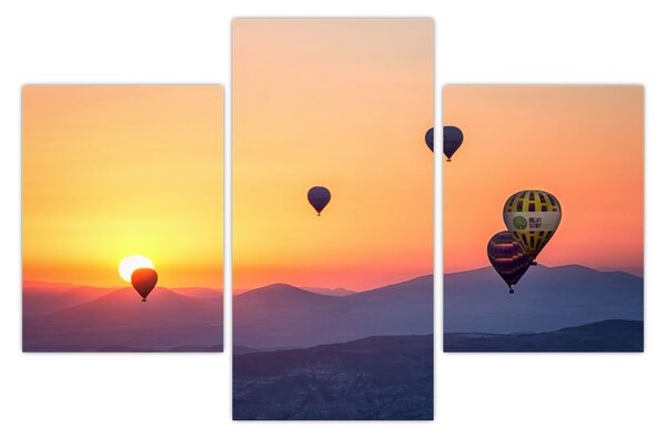 Hőlégballon képe (90x60 cm)
