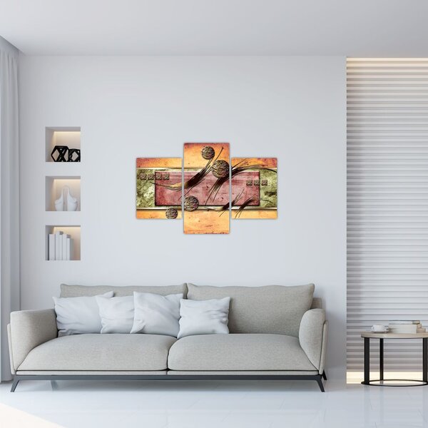 Absztrakt kép (90x60 cm)