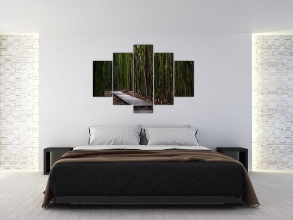 Kép - A bambuszok között (150x105 cm)