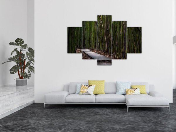 Kép - A bambuszok között (150x105 cm)