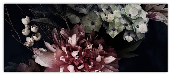 Egy csokor képe (120x50 cm)