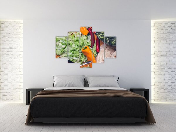 Zöldségek képe (150x105 cm)