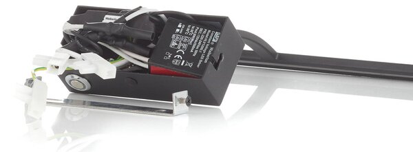 Freelight LED fali lámpa Matisse, szélesség 34 cm, fekete, dimmelhető, Fekete, Nappali / Étkező, fém, Modern