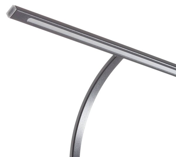 Freelight LED fali lámpa Matisse, szélesség 34 cm, fekete, dimmelhető, Fekete, Nappali / Étkező, fém, Modern