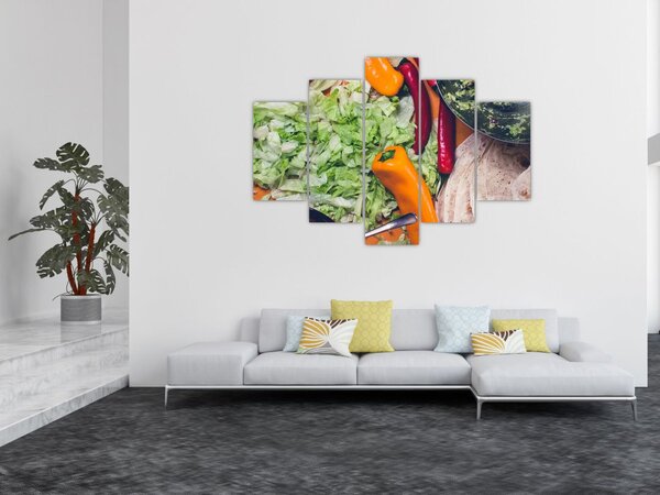 Zöldségek képe (150x105 cm)
