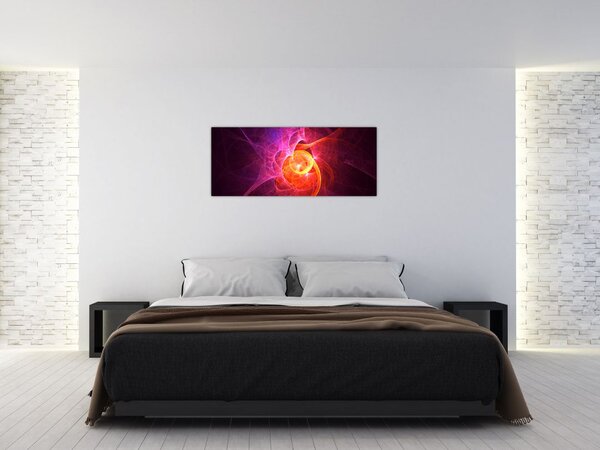 Modern absztrakt kép (120x50 cm)