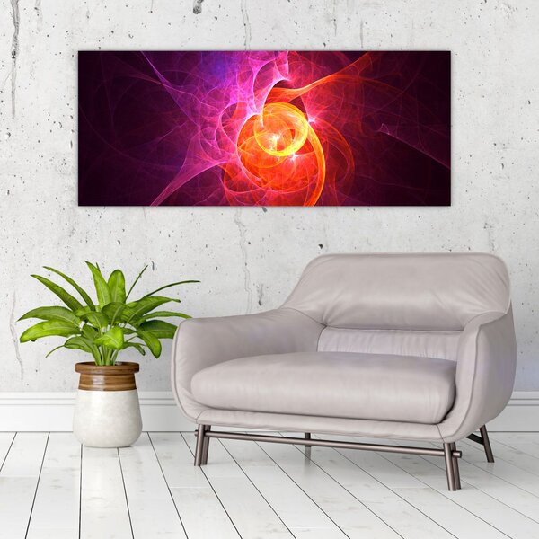 Modern absztrakt kép (120x50 cm)