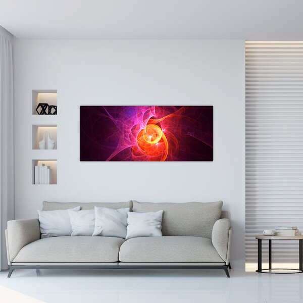 Modern absztrakt kép (120x50 cm)