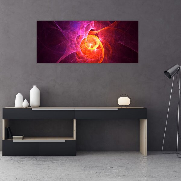 Modern absztrakt kép (120x50 cm)