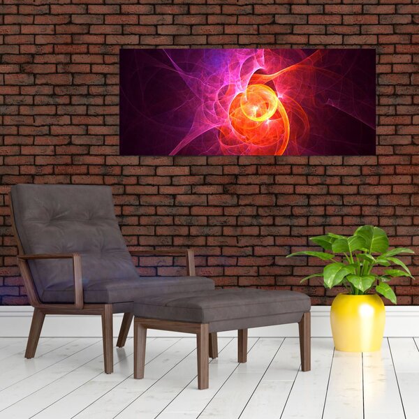 Modern absztrakt kép (120x50 cm)